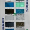 Bảng màu tấm polycarbnate đặc ruột