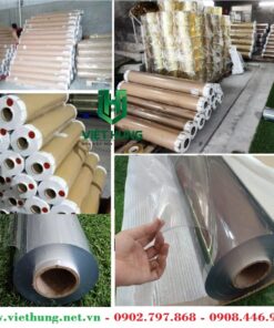 Kho hàng cuộn màng nhựa pvc dẻo trong suốt giá rẻ Cty Việt Hưng