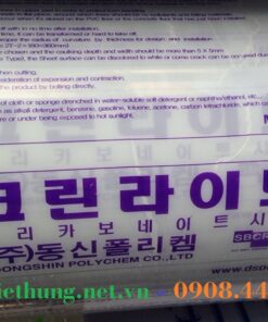 Hình ảnh tấm lợp lấy sáng Polycarbonate Đặc Ruột Hàn Quốc Korea