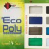 Bảng màu tấm lợp lấy sáng Polycarbonate Ecopoly rỗng ruột Thái Lan