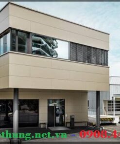 Trang trí ốp mặt tiền nhà bằngTấm ốp nhôm nhựa Alu