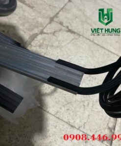 Nẹp nhôm roăng cao su tấm polycarbonate