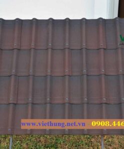 Bảng mã màu ngói pháp Onduvilla nâu đất 3D