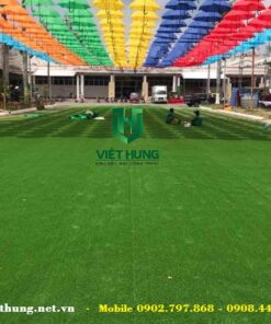 Thi công lắp đặt thảm cỏ nhân tạo sân vườn giá rẻ