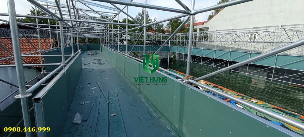 Tấm nhựa Eco làm sàn gác nhà