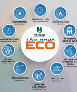 ưu điểm của tấm nhựa Eco (Cốp pha nhựa)