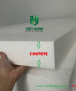 Tấm mút xốpcách nhiệt EPS dày 100mm, xốp bọt biển trắng Eps 10cm