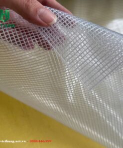 Màng nhựa PVC ô lưới sợi Polyesster định hình