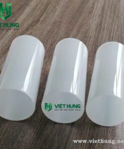 Ống nhựa Mica Acrylic rỗng ruột màu trắng đục