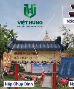 Tấm ngói nhựa PVC ASA Âm Dương Cổ Điển Nhật Bản