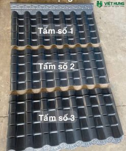 Ngói nhựa âm dương pvc khổ 40cm