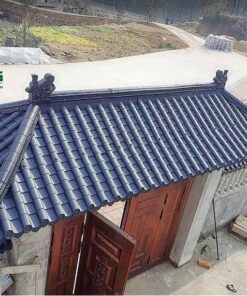 ngói nhựa PVC Âm Dương Cổ Điển Nhật Bản làm cổng nhà