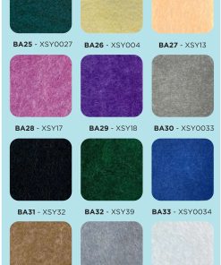 Bảng màu tấm tiêu âm Polyester Fiber Sonic 3
